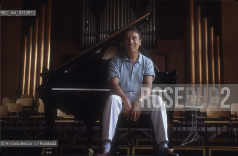 Music conductor Claudio Abbado. Bolzano 1991 / Il direttore dorchestra Claudio Abbado. Bolzano 1991 - ©Marcello Mencarini/Rosebud2