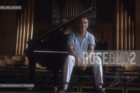 Music conductor Claudio Abbado. Bolzano 1991 / Il direttore dorchestra Claudio Abbado. Bolzano 1991 - ©Marcello Mencarini/Rosebud2