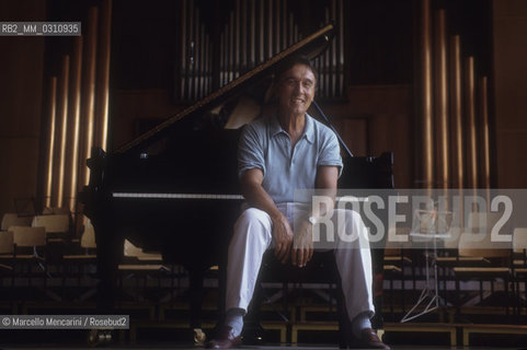 Music conductor Claudio Abbado. Bolzano 1991 / Il direttore dorchestra Claudio Abbado. Bolzano 1991 - ©Marcello Mencarini/Rosebud2