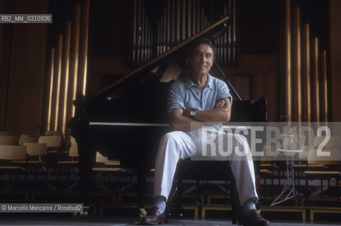Music conductor Claudio Abbado. Bolzano 1991 / Il direttore dorchestra Claudio Abbado. Bolzano 1991 - ©Marcello Mencarini/Rosebud2
