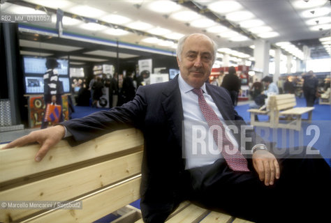 Turin, 1995. Founder of Turin Book Fair Guido Accornero / Torino, 1995. , Salone del libro di Torino 1995. Il fondatore del Salone del Libro Guido Accornero - ©Marcello Mencarini/Rosebud2