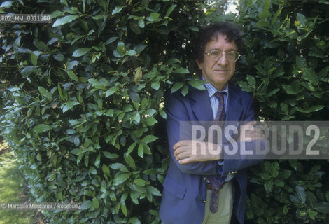 Rome, 1998. Italian sociologist Sabino Acquaviva / Roma, 1998. Il sociologo Sabino Acquaviva - ©Marcello Mencarini/Rosebud2