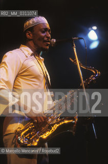 U.S. jazz saxophonist George Adams, about 1980 / George Adams, sassofonista jazz, 1980 circa - ©Marcello Mencarini/Rosebud2