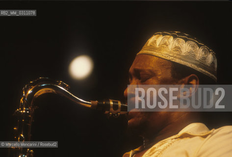 U.S. jazz saxophonist George Adams, about 1980 / George Adams, sassofonista jazz, 1980 circa - ©Marcello Mencarini/Rosebud2