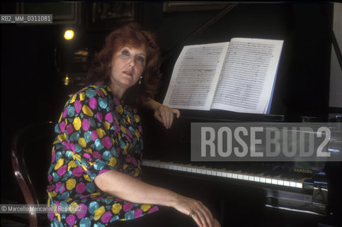 Patricia Adkins Chiti, Mezzo-soprano and musicologist (1991) / Patricia Adkins Chiti, mezzosoprano e musicologa (1991) - ©Marcello Mencarini/Rosebud2