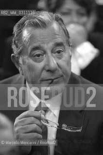 Italian journalist Biagio Agnes, director general of RAI, the Italian public television, from 1982 to 1990 (about 1985) / Il giornalista Biagio Agnes, dal 1982 al 1990 direttore generale della RAI (1985 circa) - ©Marcello Mencarini/Rosebud2