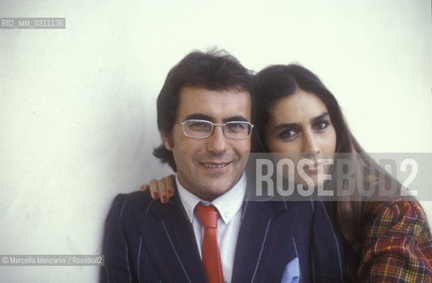 Sanremo Music Festival 1984. Italian pop singers Al Bano and Romina Power, at the festival with the winner song Ci sarà (In English: there will be) / Festival di Sanremo 1984. I cantanti Al Bano e Romina Power, al festival con la canzone vincitrice Ci sarà - ©Marcello Mencarini/Rosebud2