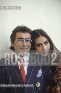 Sanremo Music Festival 1984. Italian pop singers Al Bano and Romina Power, at the festival with the winner song Ci sarà (In English: there will be) / Festival di Sanremo 1984. I cantanti Al Bano e Romina Power, al festival con la canzone vincitrice Ci sarà - ©Marcello Mencarini/Rosebud2