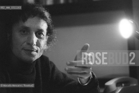 Italian sociologist Francesco Alberoni. Milan, 1980 / Francesco Alberoni, sociologo. Milano,1980 - ©Marcello Mencarini/Rosebud2