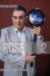 Venice Film Festival 1989. French director of photography Henri Alekan / Mostra del Cinema di Venezia 1989. Il direttore della fotografia Henri Alekan - ©Marcello Mencarini/Rosebud2