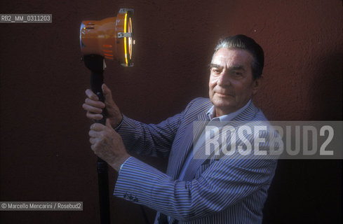 Venice Film Festival 1989. French director of photography Henri Alekan / Mostra del Cinema di Venezia 1989. Il direttore della fotografia Henri Alekan - ©Marcello Mencarini/Rosebud2