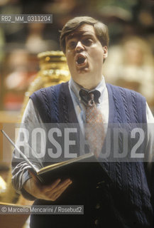Rome, 1995. American tenor John Aler / Roma, 1995. Il tenore statunitense John Aler - ©Marcello Mencarini/Rosebud2