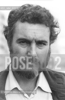 Bologna, Childrens Book Fair 1981. Italian cartoonist Francesco Tullio Argan / Bologna, Fiera del libro per ragazzi 1981. Il disegnatore Francesco Tullio Altan - ©Marcello Mencarini/Rosebud2