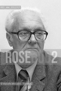 Physicist Edoardo Amaldi. He was a member of the Via Panisperna boys, a group of young scientists led by Enrico Fermi in the 1930s / Il fisico Edoardo Amaldi. Fu membro dei ragazzi di via Panisperna, un gruppo di giovani scienziati diretti da Enrico Fermi negli anni 30 del 900 - ©Marcello Mencarini/Rosebud2