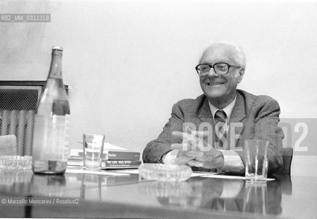 Physicist Edoardo Amaldi. He was a member of the Via Panisperna boys, a group of young scientists led by Enrico Fermi in the 1930s / Il fisico Edoardo Amaldi. Fu membro dei ragazzi di via Panisperna, un gruppo di giovani scienziati diretti da Enrico Fermi negli anni 30 del 900 - ©Marcello Mencarini/Rosebud2