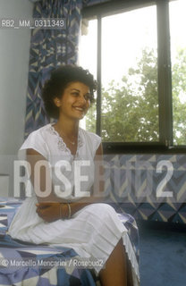 French actress Souad Amidou (about 1985) / Lattrice Francese Souad Amidou (1985 circa) - ©Marcello Mencarini/Rosebud2