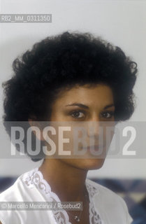French actress Souad Amidou (about 1985) / Lattrice Francese Souad Amidou (1985 circa) - ©Marcello Mencarini/Rosebud2