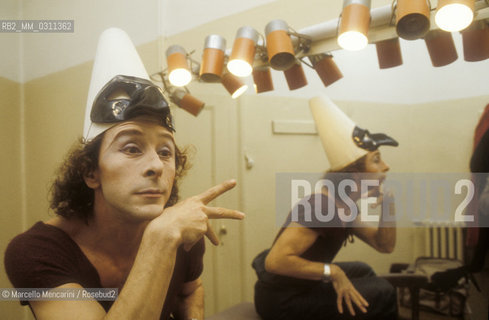 Rome, Olympic Theater, 1982. Italian choreographer and dancer Amedeo Amodio / Roma, Teatro Olimpico, 1982. Amedeo Amodio, ballerino e coreografo - ©Marcello Mencarini/Rosebud2