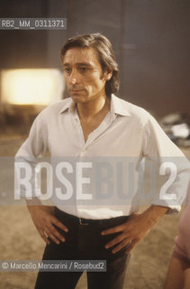 Barcelona (Spain), 1986. Spanish flamenco dancer Antonio Gades on the set of the movie El amor brujo by Carlos Saura / Barcellona (Spagna), 1986. Il ballerino di flamenco Antonio Gades sul set del film El amor brujo (Lamore stregone) di Carlos Saura - ©Marcello Mencarini/Rosebud2