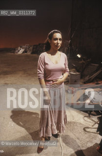 Barcelona (Spain), 1986. Spanish flamenco dancer Cristina Hoyos on the set of the movie El amor brujo by Carlos Saura / Barcellona (Spagna), 1986. La ballerina di flamenco Cristina Hoyos sul set del film El amor brujo di Carlos Saura - ©Marcello Mencarini/Rosebud2