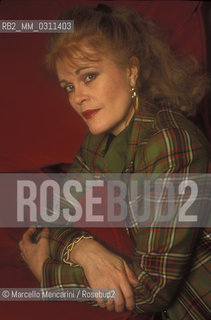 Rome, 1998. American soprano June Anderson / Roma, 1998. Il soprano June Anderson - ©Marcello Mencarini/Rosebud2