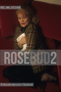 Rome, 1998. American soprano June Anderson / Roma, 1998. Il soprano June Anderson - ©Marcello Mencarini/Rosebud2