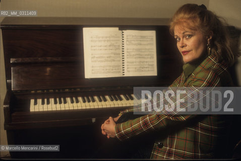 Rome, 1998. American soprano June Anderson / Roma, 1998. Il soprano June Anderson - ©Marcello Mencarini/Rosebud2