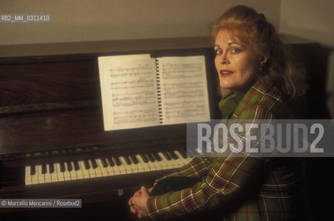 Rome, 1998. American soprano June Anderson / Roma, 1998. Il soprano June Anderson - ©Marcello Mencarini/Rosebud2