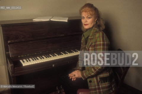 Rome, 1998. American soprano June Anderson / Roma, 1998. Il soprano June Anderson - ©Marcello Mencarini/Rosebud2