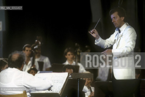 Swiss conductor Marc Andreae (about 1985) / Il direttore dorchestra Marc Andreae (1985 circa) - ©Marcello Mencarini/Rosebud2