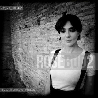 Literature Festival, Rome 2012. Italian actress Ambra Angiolin (image taken with the Hipstamatic app for Apple iPhone) / Festival Letterature, Roma 2012. Lattrice Ambra Angiolini (foto scattata con Hipstamatic app per iPhpne) - ©Marcello Mencarini/Rosebud2