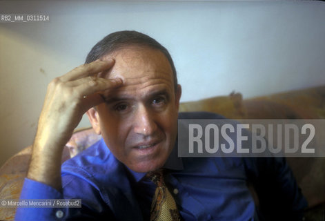 Rome, 1995. Italian sociologist Pino Arlacchi / Roma, 1995. Il sociologo Pino Arlacchi - ©Marcello Mencarini/Rosebud2