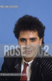 Sanremo Music Festival 1984. Italian pop singer Marco Armani, second in the new proposals category with the song Solo con lanima mia / Festival di Sanremo, 1984. Il cantante Marco Armani, secondo classificato nella categoria Nuove proposte con la canzone Solo con lanima mia - ©Marcello Mencarini/Rosebud2
