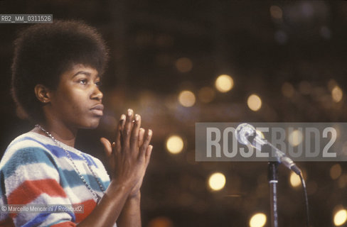 British singer-songwriter Joan Armatrading (about 1985) / La cantante Joan Armatrading (1985 circa) - ©Marcello Mencarini/Rosebud2