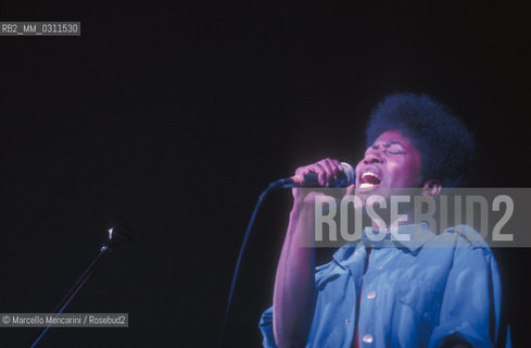 British singer-songwriter Joan Armatrading (about 1985) / La cantante Joan Armatrading (1985 circa) - ©Marcello Mencarini/Rosebud2