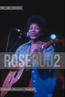 British singer-songwriter Joan Armatrading (about 1985) / La cantante Joan Armatrading (1985 circa) - ©Marcello Mencarini/Rosebud2