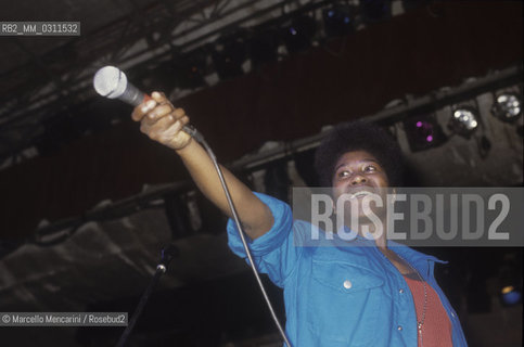 British singer-songwriter Joan Armatrading (about 1985) / La cantante Joan Armatrading (1985 circa) - ©Marcello Mencarini/Rosebud2