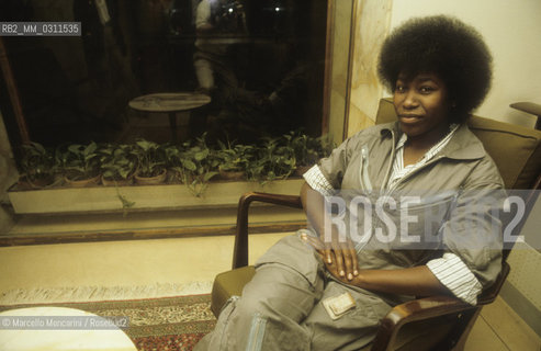 British singer-songwriter Joan Armatrading (about 1985) / La cantante Joan Armatrading (1985 circa) - ©Marcello Mencarini/Rosebud2