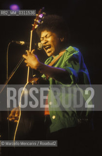British singer-songwriter Joan Armatrading (about 1985) / La cantante Joan Armatrading (1985 circa) - ©Marcello Mencarini/Rosebud2