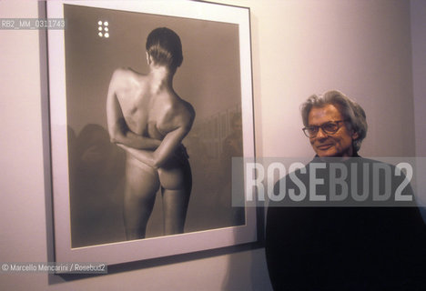 Venice, 1996. American photographer Richard Avedon at the opening of his exhibition at Palazzo Grassi / Venezia, 1996. Il fotografo Richard Avedon allinaugurazione della sua mostra a Palazzo Grassi - ©Marcello Mencarini/Rosebud2