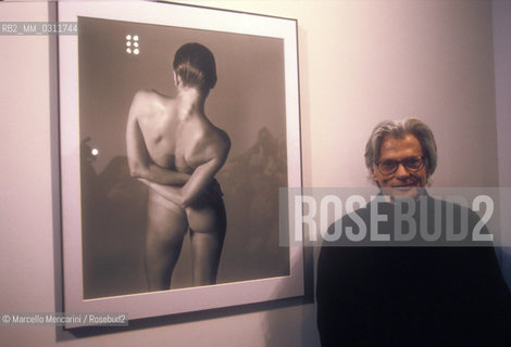 Venice, 1996. American photographer Richard Avedon at the opening of his exhibition at Palazzo Grassi / Venezia, 1996. Il fotografo Richard Avedon allinaugurazione della sua mostra a Palazzo Grassi - ©Marcello Mencarini/Rosebud2