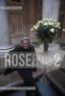 Venice, 1996. American photographer Richard Avedon at the opening of his exhibition at Palazzo Grassi / Venezia, 1996. Il fotografo Richard Avedon allinaugurazione della sua mostra a Palazzo Grassi - ©Marcello Mencarini/Rosebud2