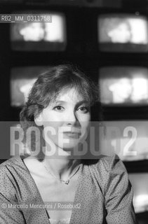 Cannes Film Festival 1984. French actress Sabine Azéma / Festival di Cannes 1984, Lattrice Sabine Azéma - ©Marcello Mencarini/Rosebud2
