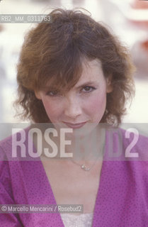 Venice Lido, Venice Film Festival 1983. French actress Sabine Azéma / Lido di Venezia, Mostra del Cinema di Venezia 1983. Lattrice Sabine Azéma - ©Marcello Mencarini/Rosebud2