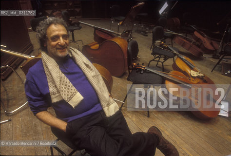 Argentine composer Luis Bacalov (1999) / Il compositore argentino Luis Bacalov - ©Marcello Mencarini/Rosebud2