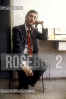 Italian TV journalist Piero Badaloni, 1985 / Il giornalista televisivo Piero Badaloni, 1985 - ©Marcello Mencarini/Rosebud2