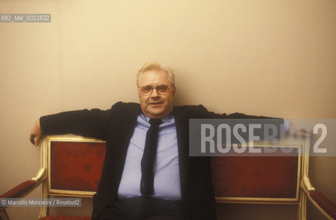 Milan, about 1988. Carlo Maria Badini, Sovrintendente or General Manager of La Scala Theater / Milano,, 1988. Carlo Maria Badini, sovrintendente del Teatro alla Scala - ©Marcello Mencarini/Rosebud2