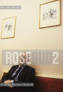 Milan, about 1988. Carlo Maria Badini, Sovrintendente or General Manager of La Scala Theater / Milano,, 1988. Carlo Maria Badini, sovrintendente del Teatro alla Scala - ©Marcello Mencarini/Rosebud2