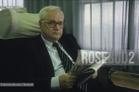 Theater manager Carlo Maria Badini, (1992) / Carlo Maria Badini, manager teatrale (1992) - ©Marcello Mencarini/Rosebud2