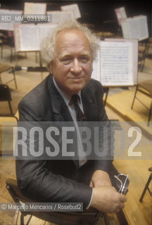 Austrian conductor and chorus master Norbert Balatsch, 1995 / Il direttore dorchestra e maestro del coro Norbert Balatsch, 1995 - ©Marcello Mencarini/Rosebud2